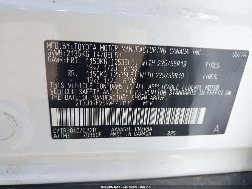 2024 TOYOTA RAV4 ADVENTURE - 2T3J1RFV5RW470106