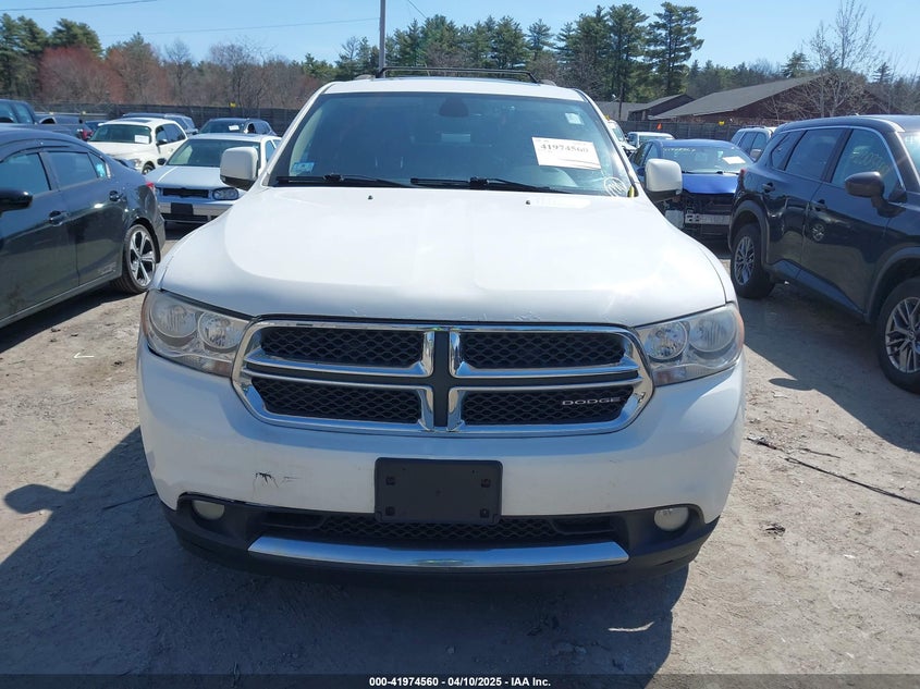 2012 DODGE DURANGO VIN: 1C4RDJDG0CC100692