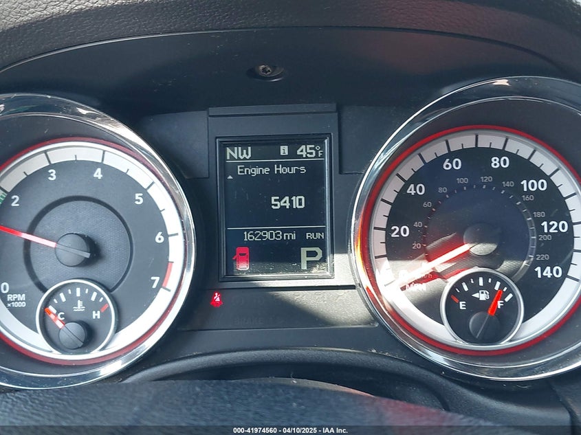 2012 DODGE DURANGO VIN: 1C4RDJDG0CC100692