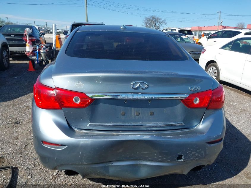 2016 Infiniti Q50 2.0T Base/2.0T Premium VIN: JN1CV7AP0GM200689 Lot: 41974612
