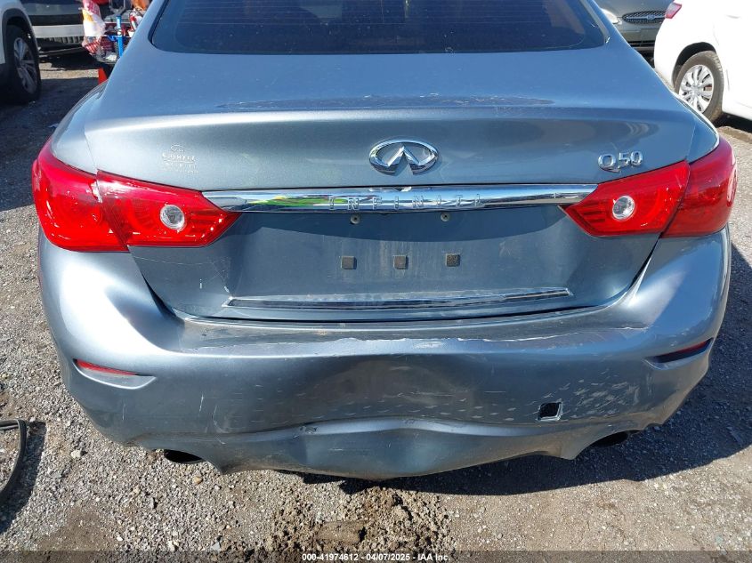 2016 Infiniti Q50 2.0T Base/2.0T Premium VIN: JN1CV7AP0GM200689 Lot: 41974612