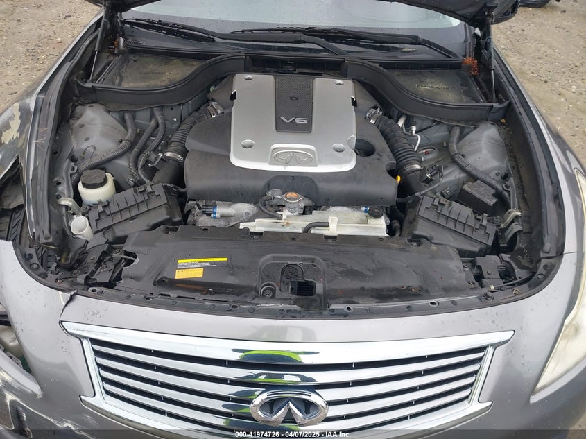 2012 INFINITI G25 VIN: JN1DV6APXCM701470