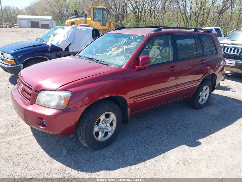 2007 TOYOTA HIGHLANDER VIN: JTEHD21A070046184