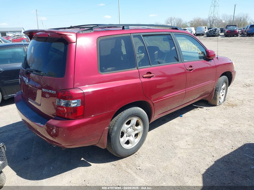 2007 TOYOTA HIGHLANDER VIN: JTEHD21A070046184