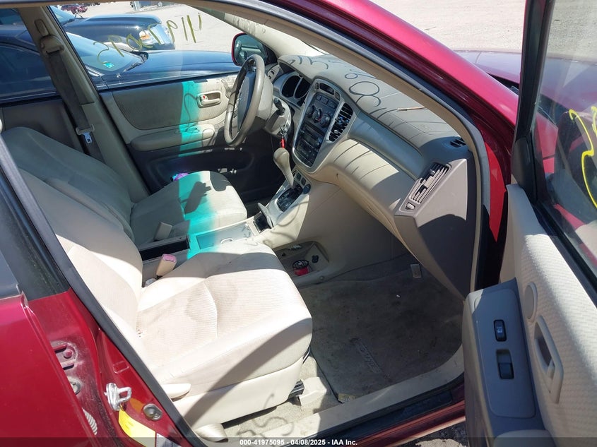 2007 TOYOTA HIGHLANDER VIN: JTEHD21A070046184
