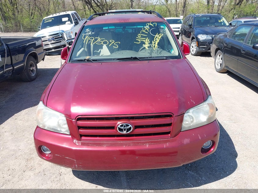 2007 TOYOTA HIGHLANDER VIN: JTEHD21A070046184