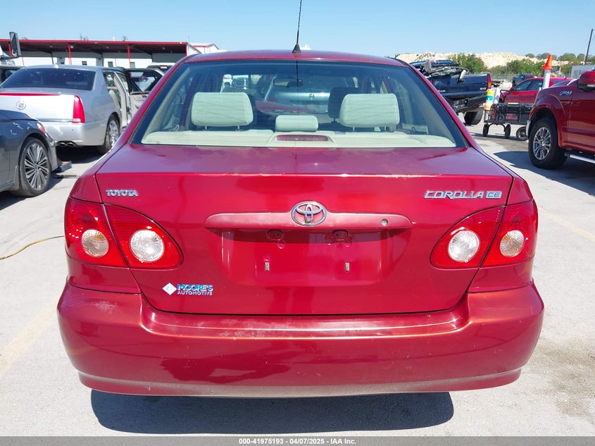 2006 TOYOTA COROLLA VIN: JTDBR32E260072660