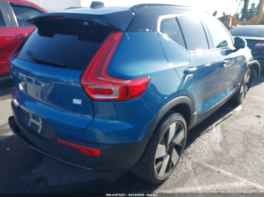 2023 VOLVO XC40 RECHARGE PURE ELECTRIC VIN: YV4ED3UM9P2012880