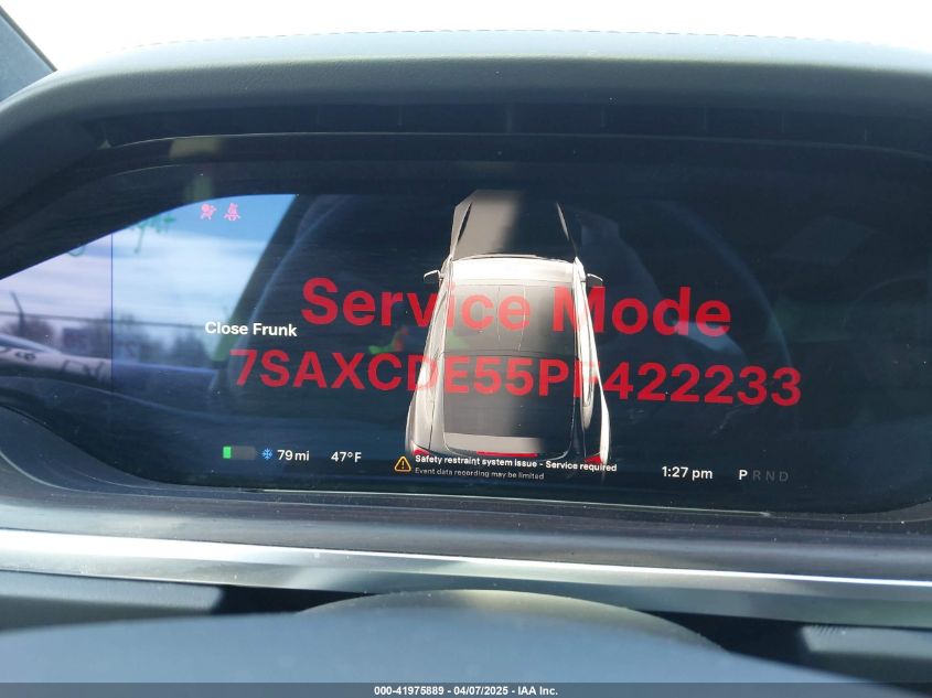 2023 Tesla Model X - 7SAXCDE55PF422233