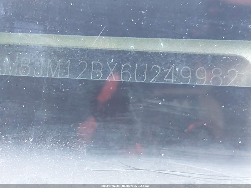 2006 Hyundai Tucson VIN: KMBJM12BX8U249982 Lot: 41976033