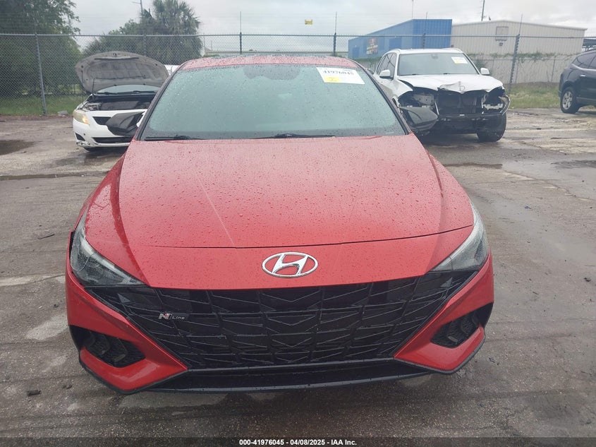 VIN KMHLR4AF2MU187992 2021 HYUNDAI ELANTRA N LINE