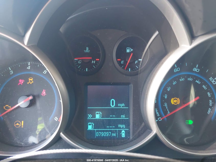 2012 CHEVROLET CRUZE VIN: 1G1PF5SC1C7223217