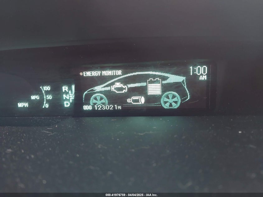 2011 TOYOTA PRIUS VIN: JTDKN3DUXB0287858