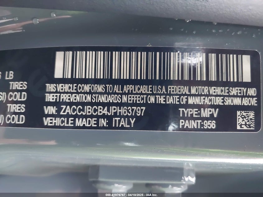 2018 JEEP RENEGADE TRAILHAWK 4X4 - ZACCJBCB4JPH63797