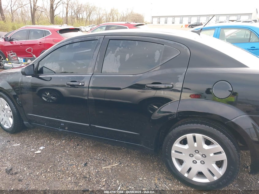 2012 DODGE AVENGER VIN: 1C3CDZAG1CN309604