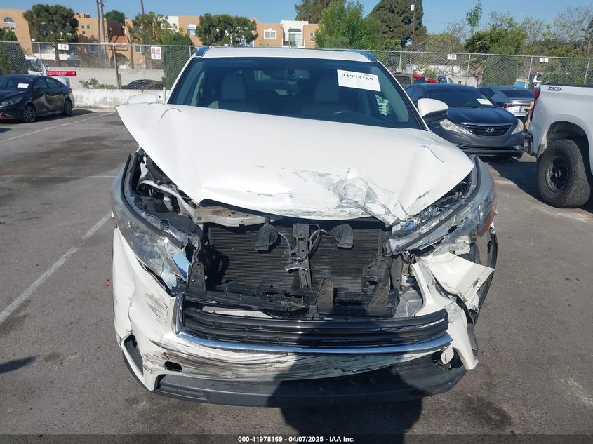 2016 TOYOTA HIGHLANDER VIN: 5TDYKRFH4GS170366
