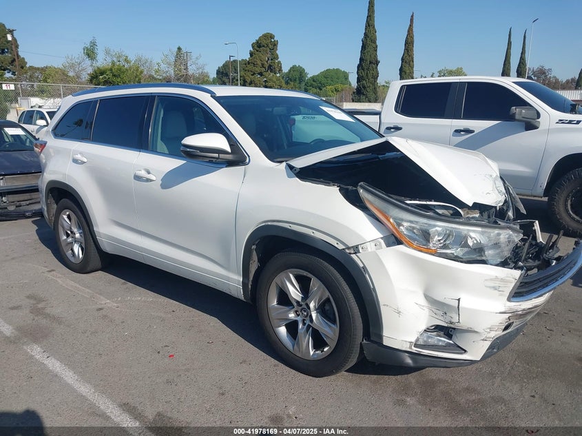 2016 TOYOTA HIGHLANDER VIN: 5TDYKRFH4GS170366