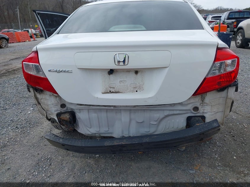 2012 Honda Civic Lx VIN: 2HGFB2F53CH323611 Lot: 41978600
