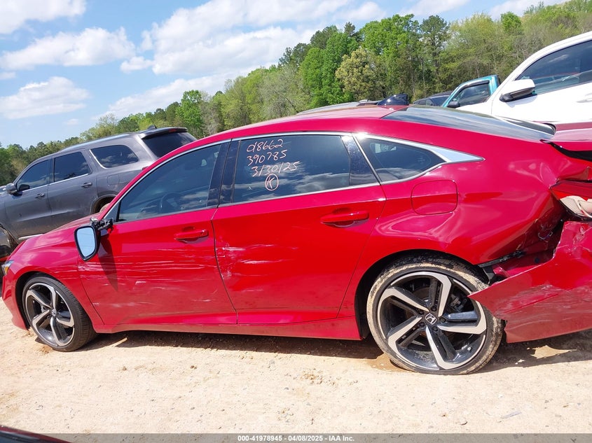 2022 HONDA ACCORD VIN: 1HGCV1F31NA018662