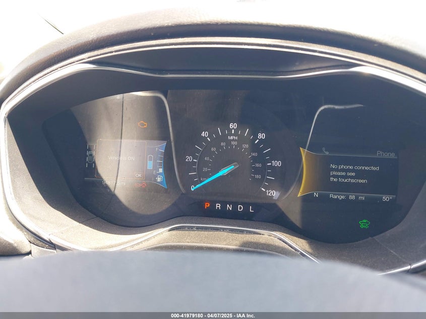 2017 FORD FUSION ENERGI VIN: 3FA6P0SU9HR379474