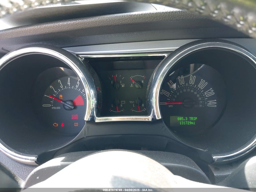 2007 FORD MUSTANG VIN: 1ZVFT82H175270870
