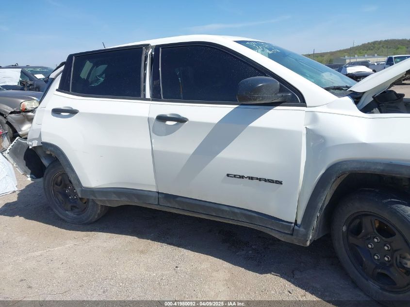 2021 Jeep Compass Sport Fwd VIN: 3C4NJCAB1MT560381 Lot: 41980092