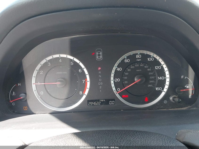 2010 HONDA ACCORD VIN: 1HGCP2F40AA005596