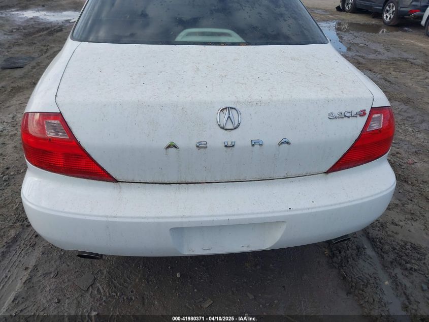 2001 Acura Cl VIN: PRESTONMACSWEANE Lot: 41980371
