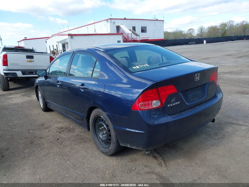 2006 HONDA CIVIC VIN: 1HGFA15576L049836