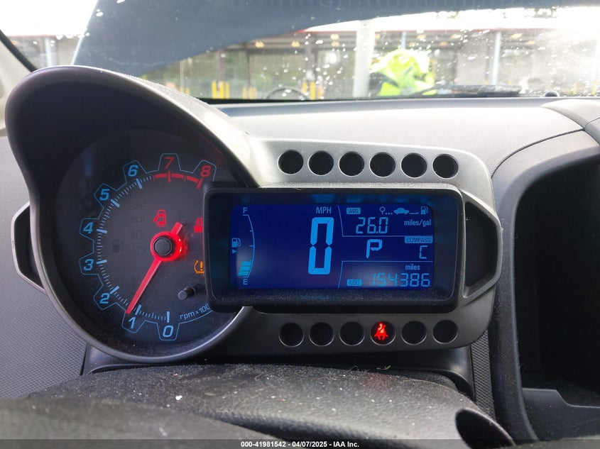 2013 CHEVROLET SONIC VIN: 1G1JA5SG5D4205779