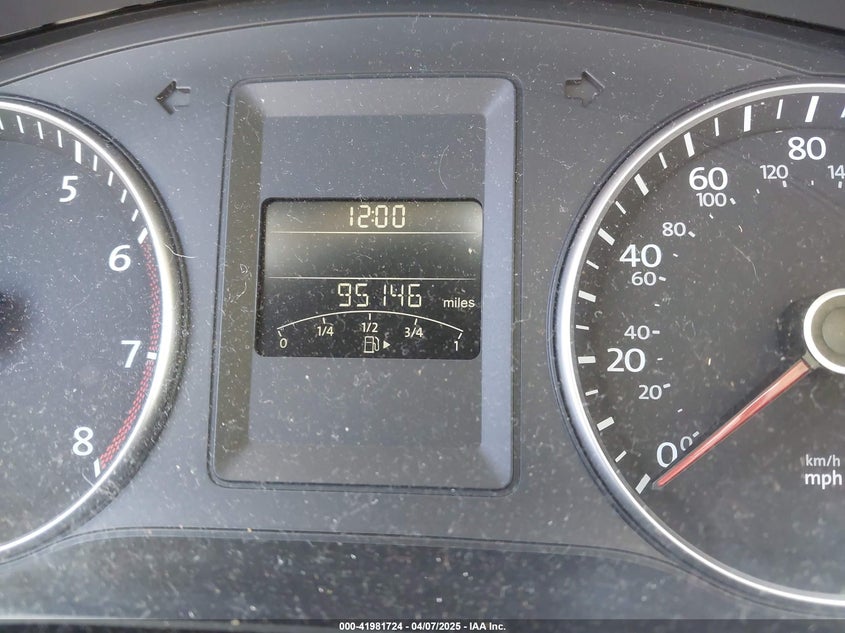 2012 VOLKSWAGEN JETTA VIN: 3VWDP7AJ4CM421957