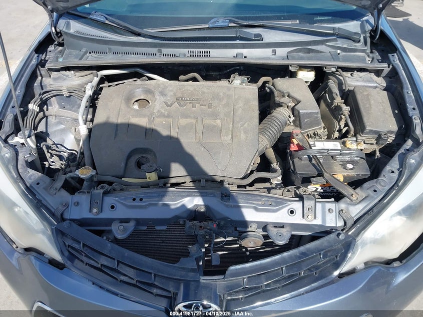 2016 TOYOTA COROLLA VIN: 5YFBURHE8GP405511