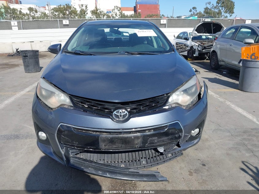 2016 TOYOTA COROLLA VIN: 5YFBURHE8GP405511