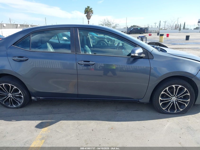 2016 TOYOTA COROLLA VIN: 5YFBURHE8GP405511