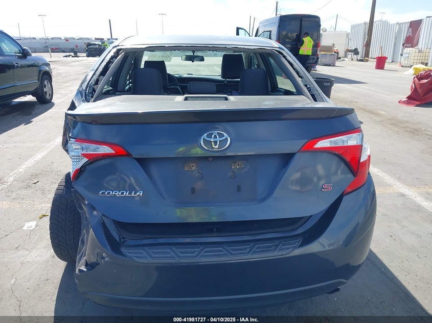 2016 TOYOTA COROLLA VIN: 5YFBURHE8GP405511