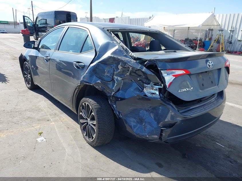2016 TOYOTA COROLLA VIN: 5YFBURHE8GP405511