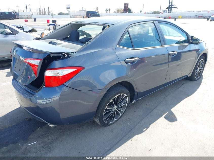 2016 TOYOTA COROLLA VIN: 5YFBURHE8GP405511