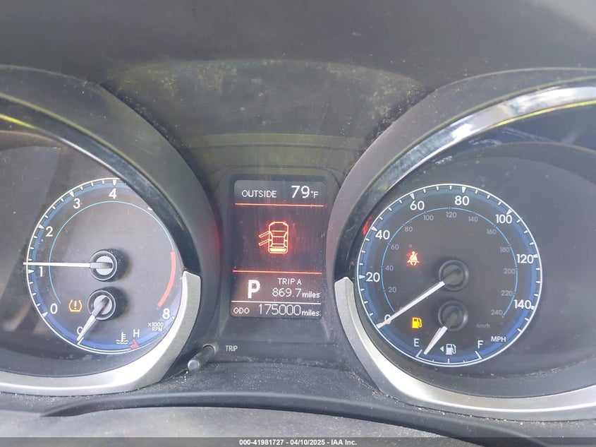 2016 TOYOTA COROLLA VIN: 5YFBURHE8GP405511
