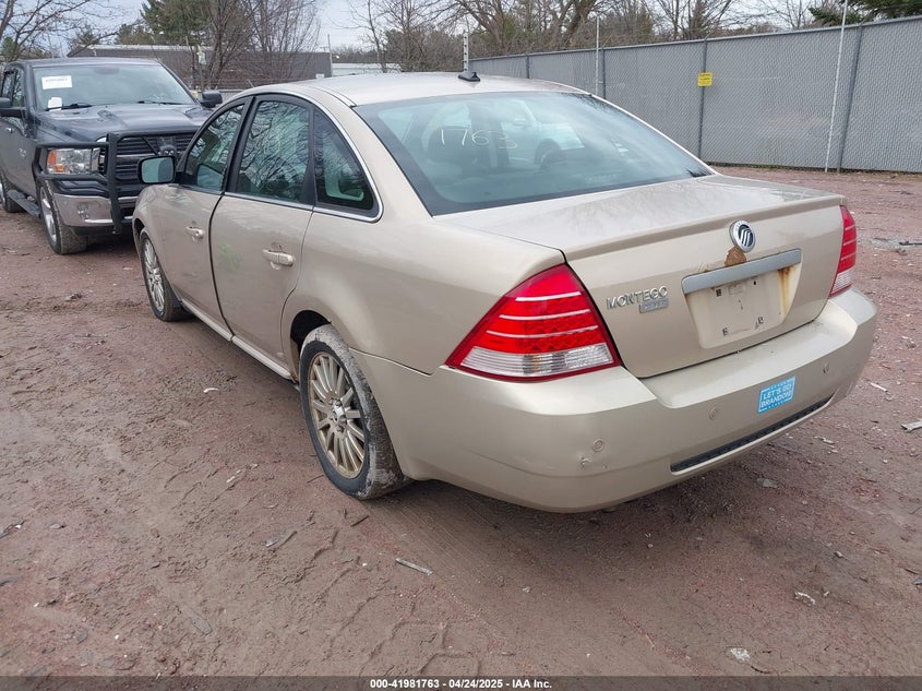 2007 MERCURY MONTEGO VIN: 1MEHM42147G602808