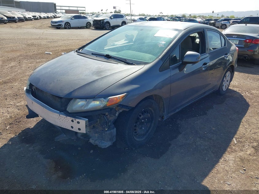 2012 HONDA CIVIC VIN: 2HGFB2F55CH611193