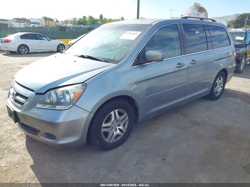 2007 HONDA ODYSSEY VIN: 5FNRL38697B018839