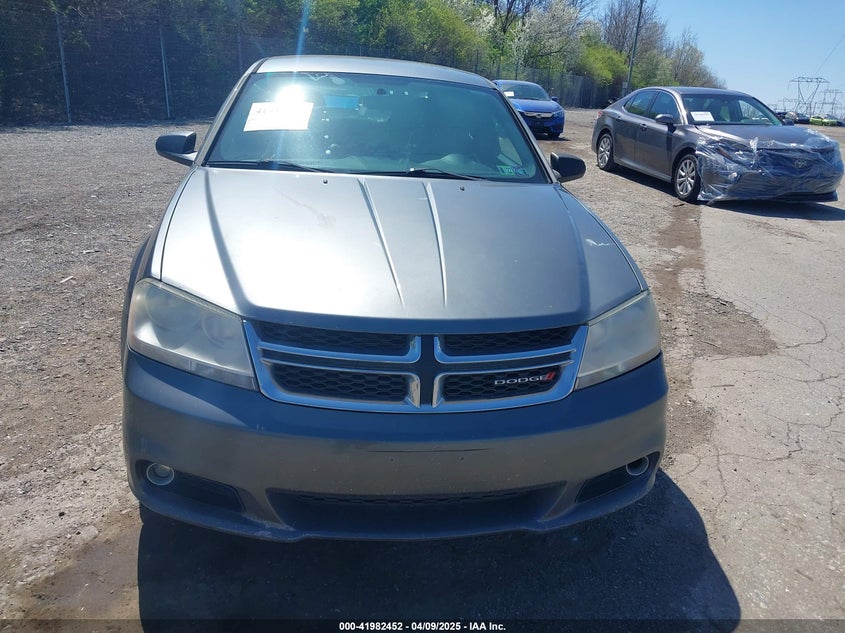 2012 DODGE AVENGER VIN: 1C3CDZAB4CN206908