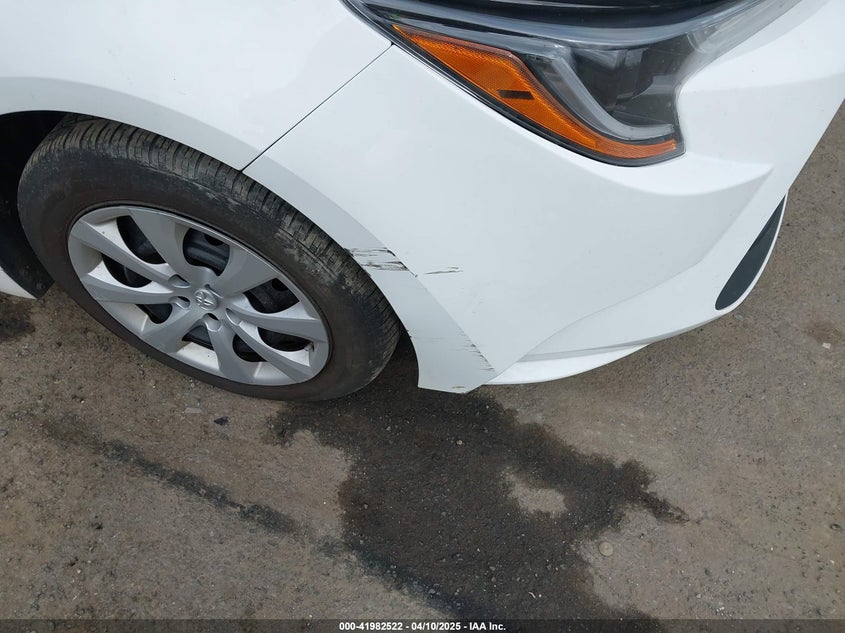VIN 5YFEPMAE8NP361282 2022 TOYOTA COROLLA LE