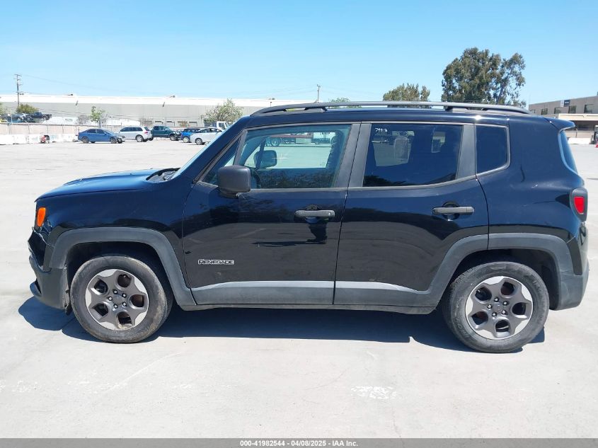 2017 Jeep Renegade Sport Fwd VIN: ZACCJAABXHPF58539 Lot: 41982544