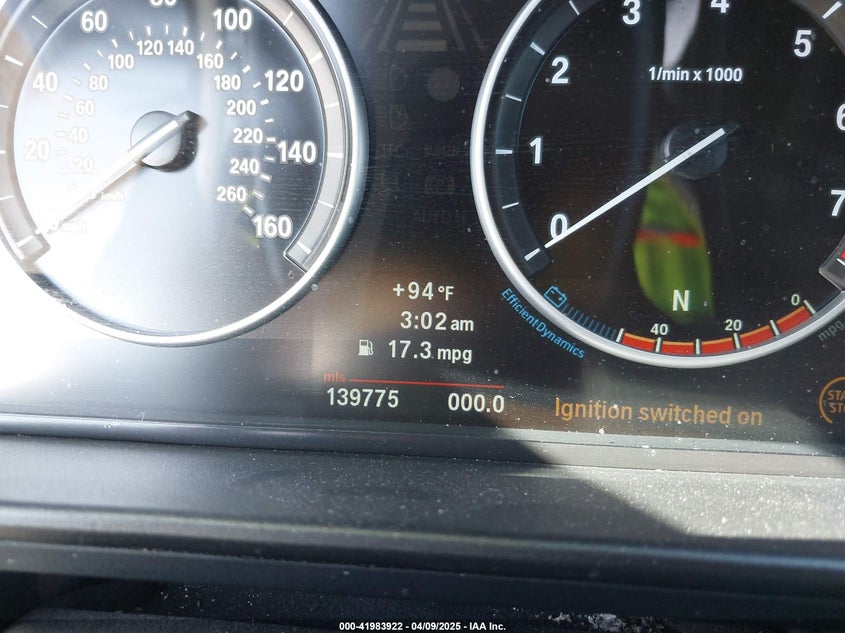 2013 BMW 528I VIN: WBAXG5C55DDY32380