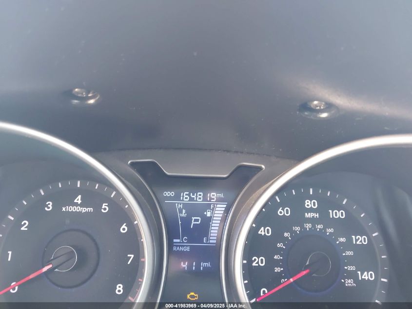 2013 Hyundai Veloster Base W/Gray VIN: KMHTC6AD6DU107198 Lot: 41983969