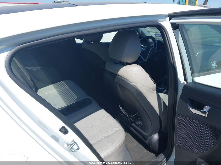 2013 Hyundai Veloster Base W/Gray VIN: KMHTC6AD6DU107198 Lot: 41983969