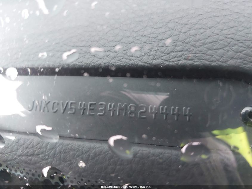 2004 Infiniti G35 VIN: JNKCV54E34M824444 Lot: 41984306