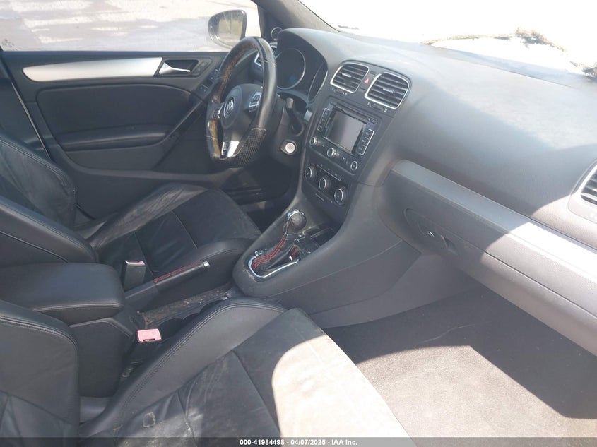 2012 VOLKSWAGEN GTI VIN: WVWHV7AJ6CW225965