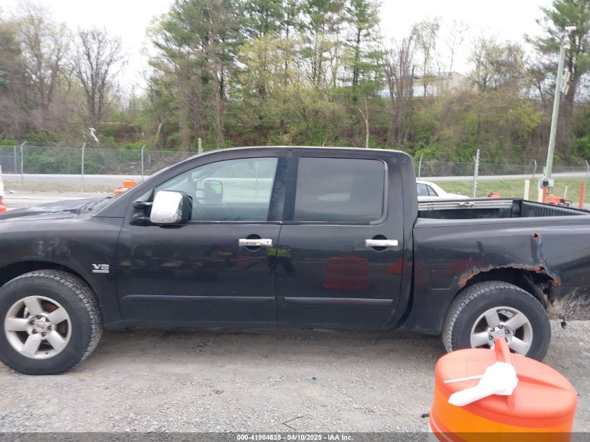 2004 Nissan Titan Le/Se/Xe VIN: 1N6AA06BX4N533701 Lot: 41984635